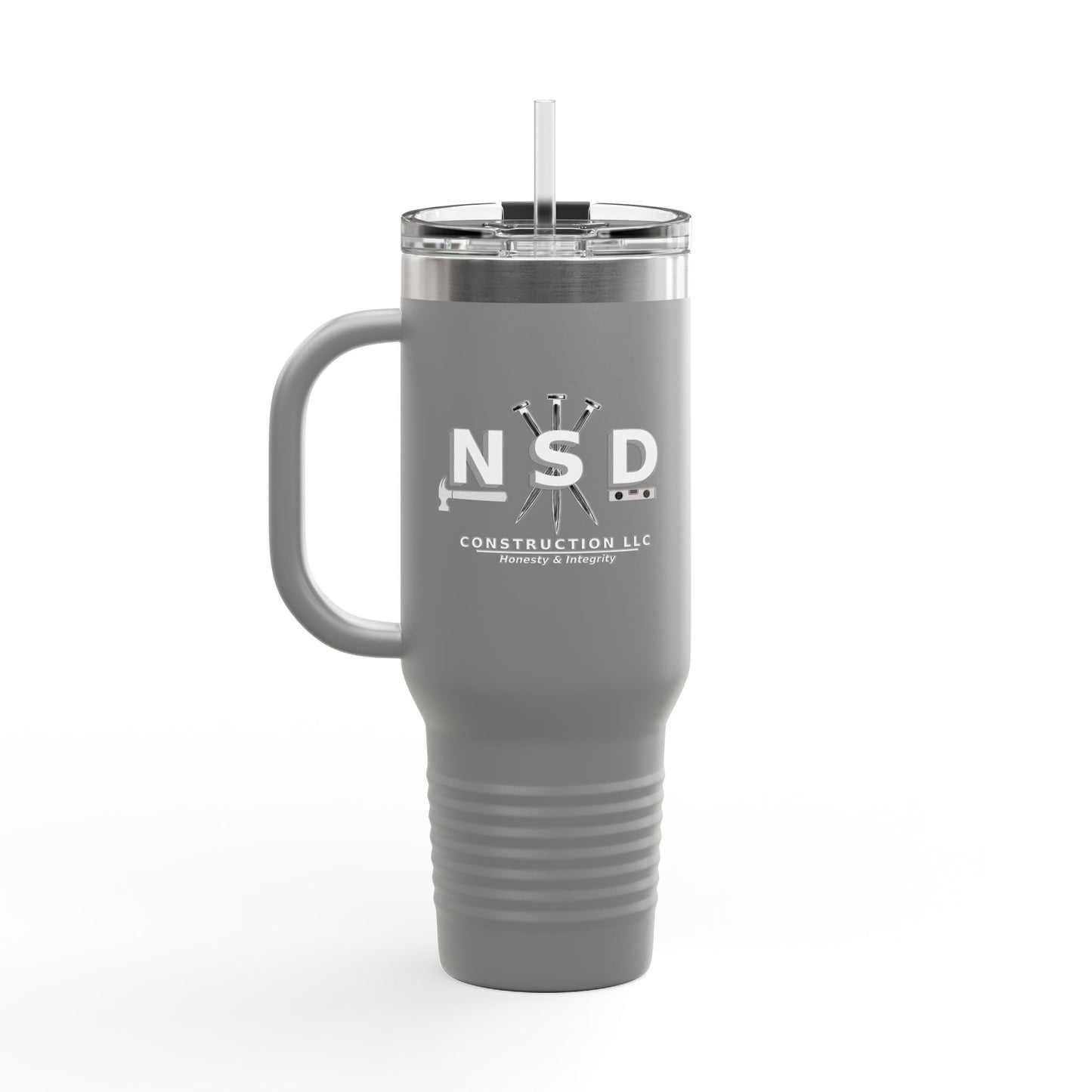 40oz Insulated Mug with Straw