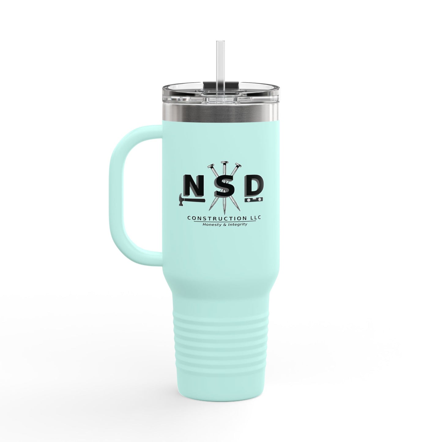 40oz Insulated Mug with Straw