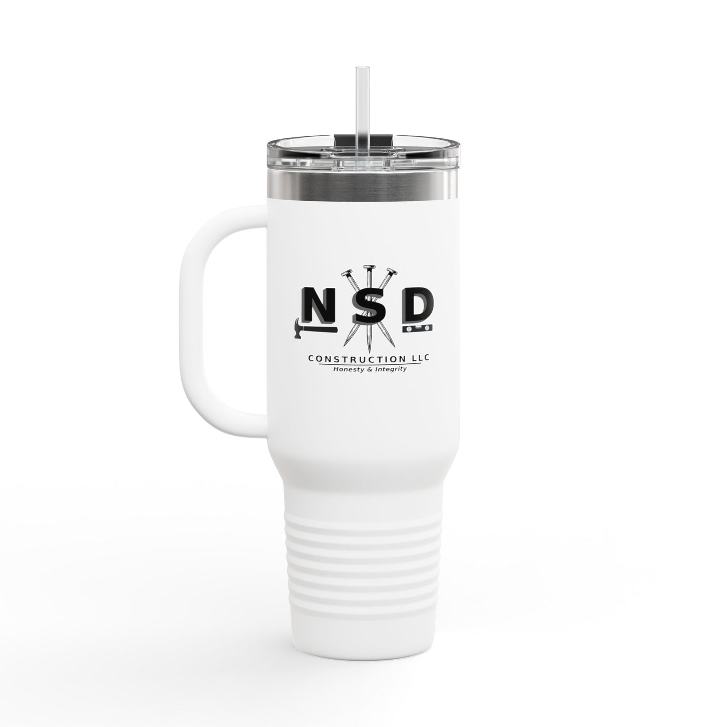 40oz Insulated Mug with Straw